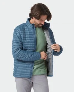 Stio Men's Pinion Down Sweater -STIO Sales M Pinion Down Sweater Sturdy Blue 5 Top