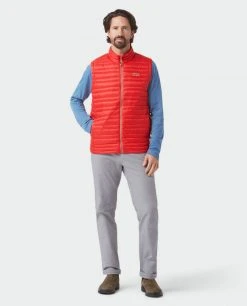 Stio Men's Pinion Down Vest -STIO Sales M Pinion Down Vest Risk Red 1 Full