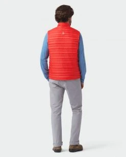 Stio Men's Pinion Down Vest -STIO Sales M Pinion Down Vest Risk Red 2 Full