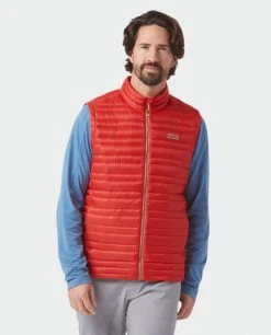 Stio Men's Pinion Down Vest -STIO Sales M Pinion Down Vest Risk Red 3 Top