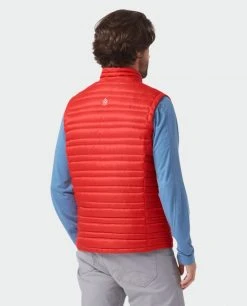 Stio Men's Pinion Down Vest -STIO Sales M Pinion Down Vest Risk Red 4 Top