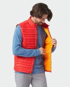 Stio Men's Pinion Down Vest -STIO Sales M Pinion Down Vest Risk Red 5 Top