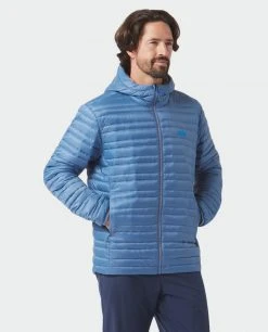 Stio Men's Pinion Down Hooded Jacket -STIO Sales M Pinion Hooded Down Jacket Sturdy Blue 3 Top
