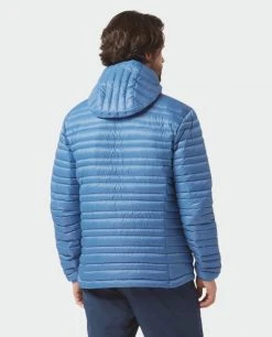 Stio Men's Pinion Down Hooded Jacket -STIO Sales M Pinion Hooded Down Jacket Sturdy Blue 4 Top