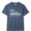 Men's Stio Stacked Tee 1 Men's Stio Stacked Tee -STIO Sales M Private Label Modern Mountain Tee Navy Heather