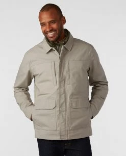 Stio Men's Rivet® Canvas Utility Jacket -STIO Sales M Rivet Canvas Utility Jacket Talus 1