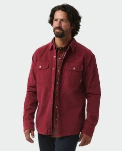 Stio Men's Saratoga Cord Shirt 30 Stio Men's Saratoga Cord Shirt -STIO Sales M Saratoga Cord Shirt Roasted Beet Plaid 1