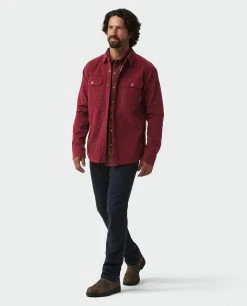 Stio Men's Saratoga Cord Shirt 33 Stio Men's Saratoga Cord Shirt -STIO Sales M Saratoga Cord Shirt Roasted Beet Plaid 4