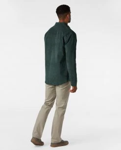 Stio Men's Saratoga Cord Shirt 40 Stio Men's Saratoga Cord Shirt -STIO Sales M Saratoga Cord Treeline Green 5