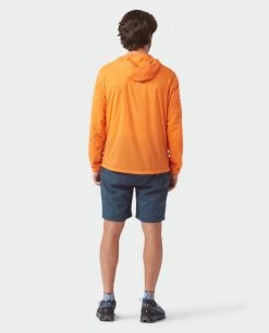 Stio Men's Second Light Windshell -STIO Sales M Second Light Windshell Orange Peel 2 Full