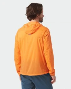 Stio Men's Second Light Windshell -STIO Sales M Second Light Windshell Orange Peel 4 Top