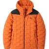 Stio Men's Skillet Stretch Down Hooded Jacket 2 Stio Men's Skillet Stretch Down Hooded Jacket -STIO Sales M Skillet Stretch Down Hooded Jacket Basecamp Orange