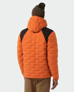 Stio Men's Skillet Stretch Down Hooded Jacket -STIO Sales M Skillet Stretch Down Hooded Jacket Basecamp Orange 6
