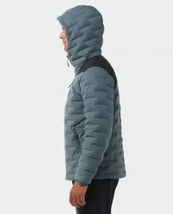 Stio Men's Skillet Stretch Down Hooded Jacket -STIO Sales M Skillet Stretch Down Hooded Jacket Stormy Weather 6