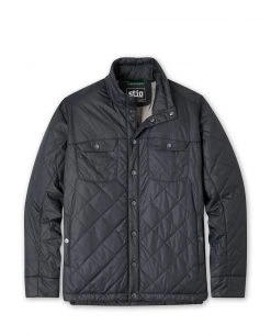 Stio Men's Skycrest Insulated Snap Shirt 37 Stio Men's Skycrest Insulated Snap Shirt -STIO Sales M Skycrest Snap Shirt Boundary Black