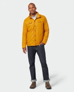 Stio Men's Skycrest Insulated Snap Shirt 46 Stio Men's Skycrest Insulated Snap Shirt -STIO Sales M Skycrest Snap Shirt Bourbon 1 Full