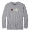 Men's Stio Classic LS Tee -STIO Sales M Stio Classic LS Tee Gray Heather S20 ad32685f 75f6 4510 b280 5a0e2d1070d6