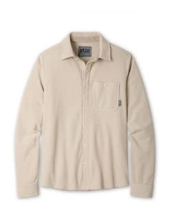 Stio Men's Thermop Fleece Snap Shirt -STIO Sales M Thermop Fleece Snap Shirt Pebble
