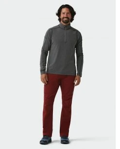 Stio Men's Tipton Tech Half Zip -STIO Sales M Tipton Tech Half Zip Boundary Black Heather 4