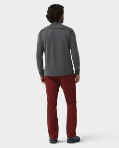 Stio Men's Tipton Tech Half Zip -STIO Sales M Tipton Tech Half Zip Boundary Black Heather 5