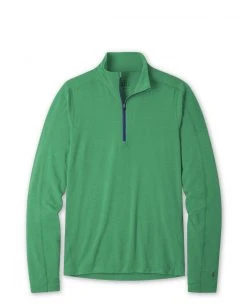 Stio Men's Tipton Tech Half Zip -STIO Sales M Tipton Tech Half Zip Greenery Heather