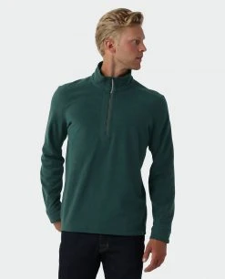 Stio Men's Turpin Fleece Half Zip -STIO Sales M Turpin Fleece Half Zip Treeline Green Heather 1