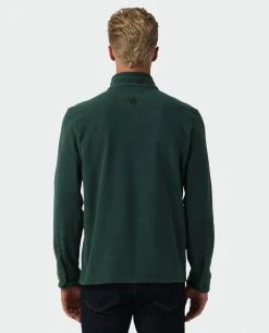 Stio Men's Turpin Fleece Half Zip -STIO Sales M Turpin Fleece Half Zip Treeline Green Heather 3