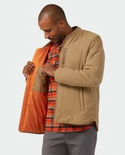 Stio Men's West Butte Insulated Jacket -STIO Sales M West Butte Insulated Jacket Boot Brown 3