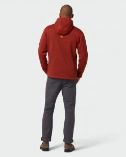 Stio Men's Wilcox Fleece Hoodie -STIO Sales M Wilcox Fleece Hoodie Risk Red 2 Full