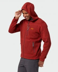 Stio Men's Wilcox Fleece Hoodie -STIO Sales M Wilcox Fleece Hoodie Risk Red 5 Top