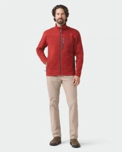 Stio Men's Wilcox Fleece Jacket 68 Stio Men's Wilcox Fleece Jacket -STIO Sales M Wilcox Fleece Jacket Risk Red 1 Full