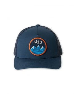 Stio Circle Mountain Patch Trucker -STIO Sales Stio Circle Mountain Patch Trucker Hat Navy
