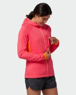 Stio Women's Alpiner Hooded Jacket -STIO Sales W Alpiner Hooded Jacket Azalea Bloom 5 Top