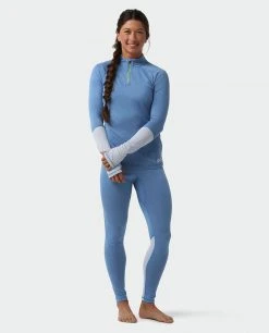 Stio Women's Basis Power Wool™ Zip Neck -STIO Sales W Basis Power Wool Zip Neck Alpine Lake 4 5fc46249 8526 4af5 b33c 74273f8d6eee