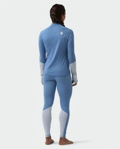 Stio Women's Basis Power Wool™ Zip Neck -STIO Sales W Basis Power Wool Zip Neck Alpine Lake 5 b371476f af08 4145 b72c b3140a485025