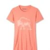 Stio Women's Bison Perch Tee -STIO Sales W Bison Perch Tee Sunset Heather