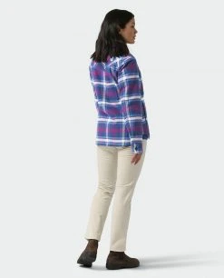 Stio Women's Buckhorn Insulated Snap Shirt -STIO Sales W Buckhorn Insulated Snap Shirt Mulberry Plaid 6