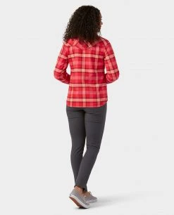 Stio Women's Buckhorn Insulated Snap Shirt -STIO Sales W Buckhorn Insulated Snap Shirt Risk Red Plaid 6