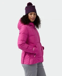 STIO Sales -STIO Sales W Colter Infinium Down Jacket Backyard Berry 1