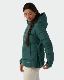 Stio Women's Colter INFINIUM™ Down Jacket -STIO Sales W Colter Infinium Down Jacket Treeline Green 2