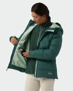 Stio Women's Colter INFINIUM™ Down Jacket -STIO Sales W Colter Infinium Down Jacket Treeline Green 5