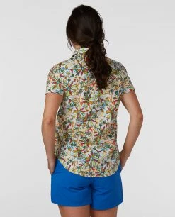 Stio Women's Curtis Camp Shirt SS -STIO Sales W Curtis Camp Shirt SS Sunbeam Wildflower Print 2