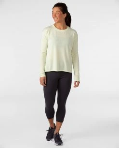 Stio Women's Divide Shift Shirt LS -STIO Sales W Divide Shift Shirt LS Honey Dew 3