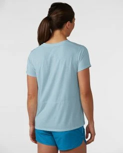 Stio Women's Divide Shift Shirt SS -STIO Sales W Divide Shift Shirt SS Misty Cloud 2