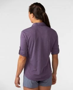 Stio Women's Divide Shirt -STIO Sales W Divide Shirt Grand Purple 2