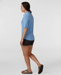 Stio Women's Divide Shirt -STIO Sales W Divide Shirt Lakeside 4