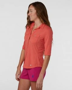 Stio Women's Divide Shirt -STIO Sales W Divide Shirt Pressed Petal 1