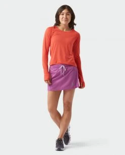 Stio Women's Divide Tee LS -STIO Sales W Divide Tech Tee LS Azalea Bloom 1 Full