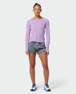 Stio Women's Divide Tee LS -STIO Sales W Divide Tech Tee LS Lavender Field Heather 1 Full