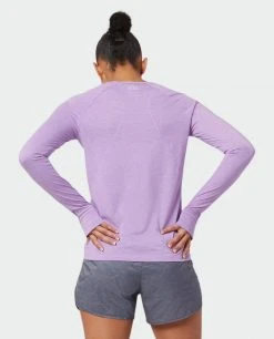 Stio Women's Divide Tee LS -STIO Sales W Divide Tech Tee LS Lavender Field Heather 4 Top